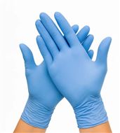 Nitril Handschoenen Poedervrij Blauw  S 100stuks